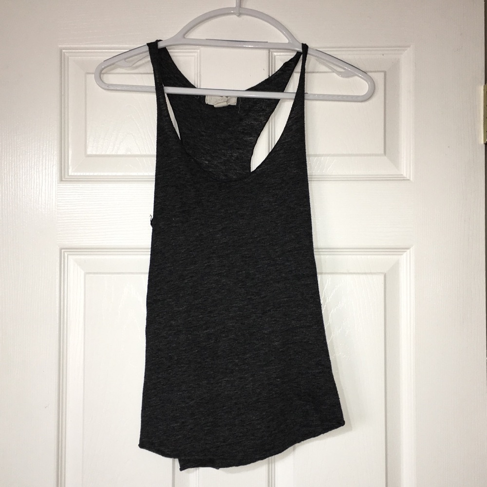 FOREVER 21 small dark grey tank top